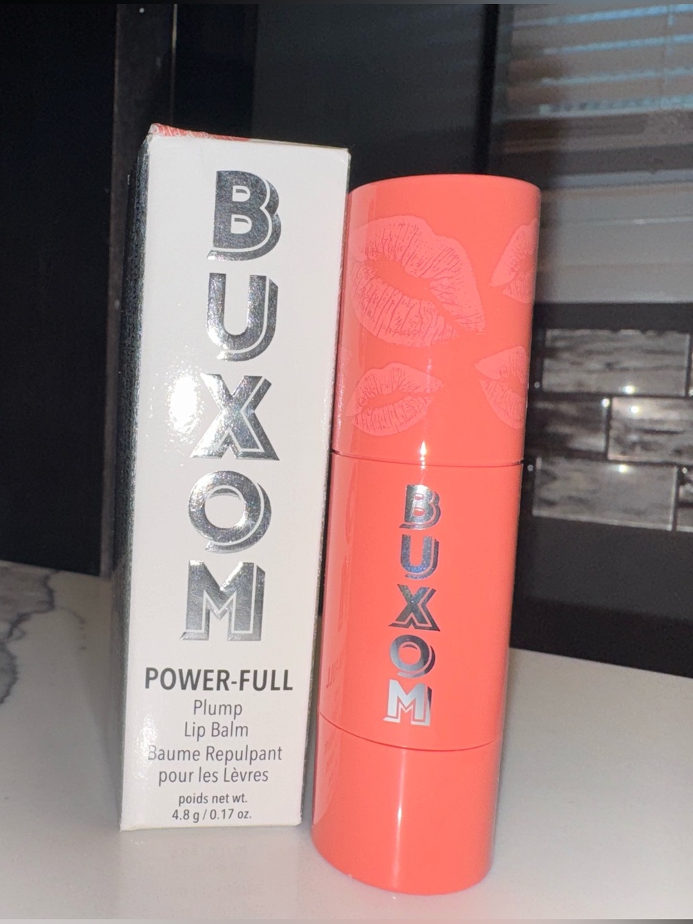 Buxom POWER-FULL Plump Lip Balm | First Crush | New in Box